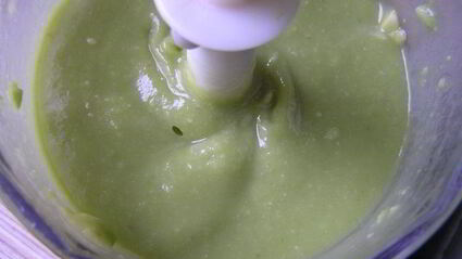 мусс из авокадо с апельсином