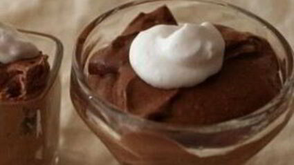 мусс из горького шоколада с коньяком