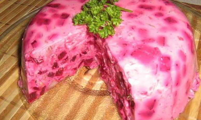 Рецепт мусса из сельди и свеклы