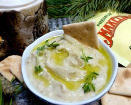 Мусс из запеченных баклажанов по-магрибски