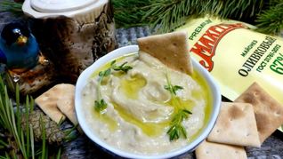 Мусс из запеченных баклажанов по-магрибски