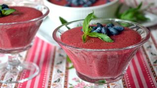 Мусс из жимолости