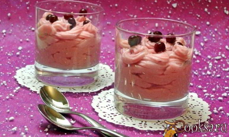 Рецепт мусса клюквенного