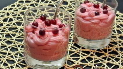 мусс клюквенный