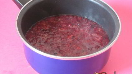 мусс клюквенный