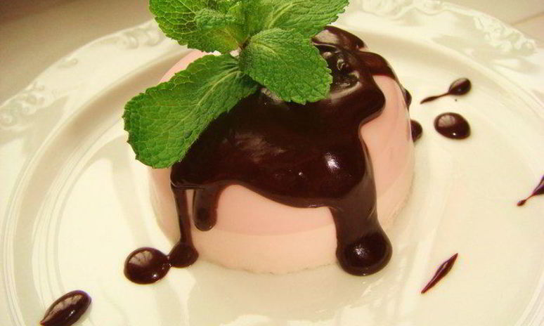 Рецепт мусса с шоколадным соусом