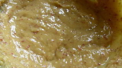 персиковый мусс с медом и миндалем