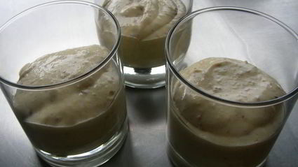 персиковый мусс с медом и миндалем