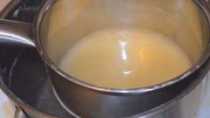 праздничный цукотто из форели с нежнейшим креветочным муссом, огурцом и сливочным кремом