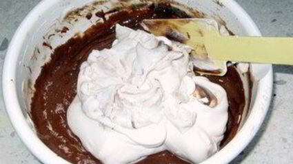 рождественская звезда с шоколадным муссом