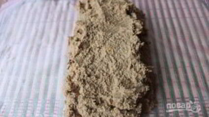 рулет из печени в клюквенном муссе