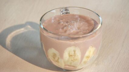 шоколадно-банановый мусс лайт