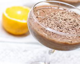 Шоколадно-манный мусс