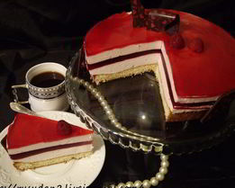 Торт-мусс клюква