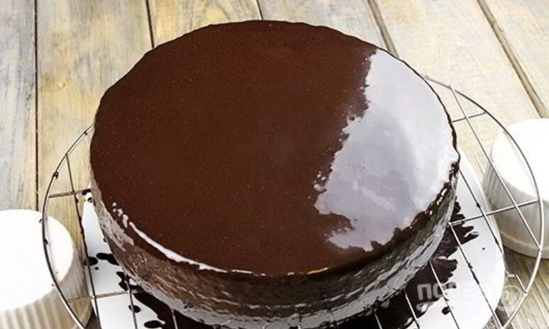 Рецепт торта-мусса тирамису с зеркальной глазурью