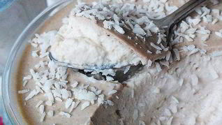 Творожно-банановый мусс