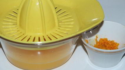 творожно-яблочный мусс с апельсиновым желе