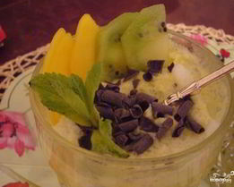 Творожный мусс с желатином