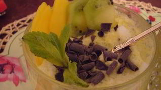 Творожный мусс с желатином