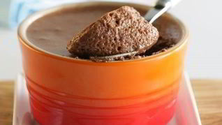 Воздушный мусс с апельсином и горьким шоколадом