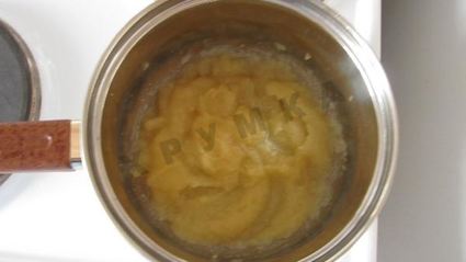 яблочный мусс на манной крупе