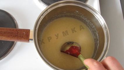 яблочный мусс на манной крупе