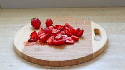 панна котта с клубникой