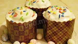 Кулич простой легкий без дрожжей