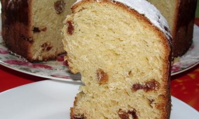 Рецепт кулича с изюмом
