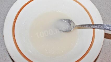 молочная глазурь на кулич