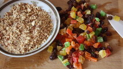 нежнейшая ванильная пасха с миндалем и цукатами