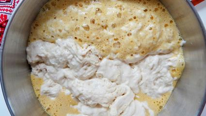 нежный заварной кулич