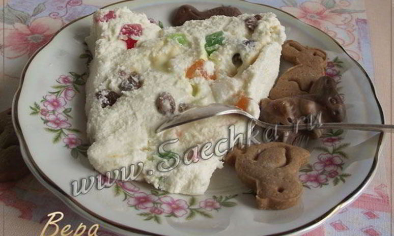 Рецепт пасхи царской