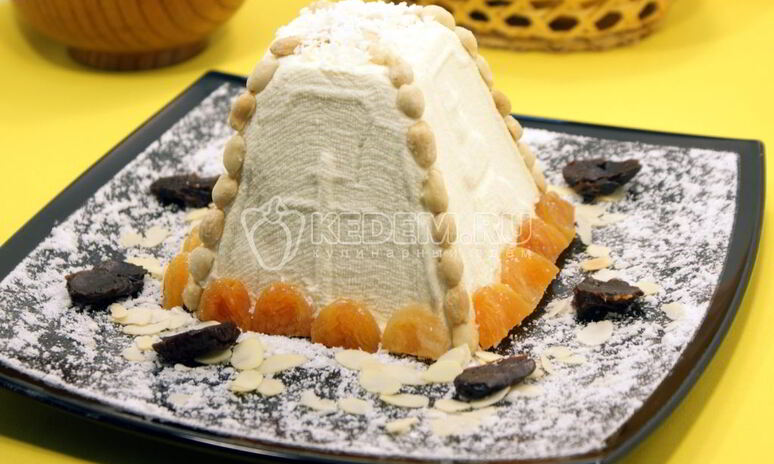 Рецепт пасхи творожной с кокосовой стружкой