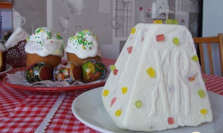 Рецепт пасхи творожной заварной