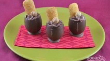 пасхальное шоколадное яйцо