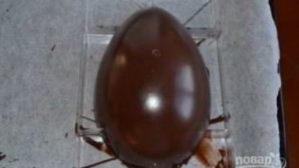 пасхальное шоколадное яйцо