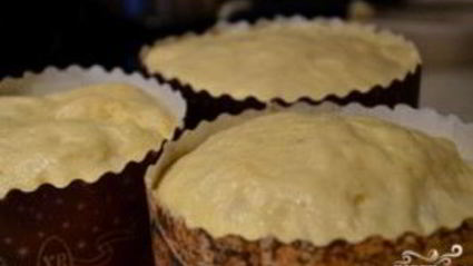 пасхальный кулич на сметане