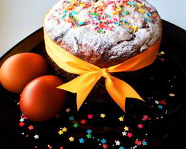 Пасхальный кулич на сухих дрожжах