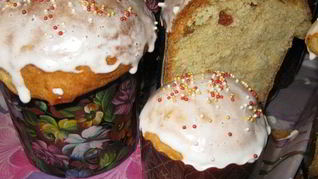 Пасхальный кулич простой