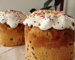 Пасхальный кулич вкусный