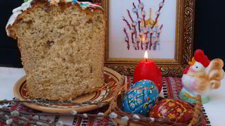 Пасхальные куличи с цельнозерновой мукой