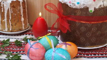 пасхальные куличи с цельнозерновой мукой