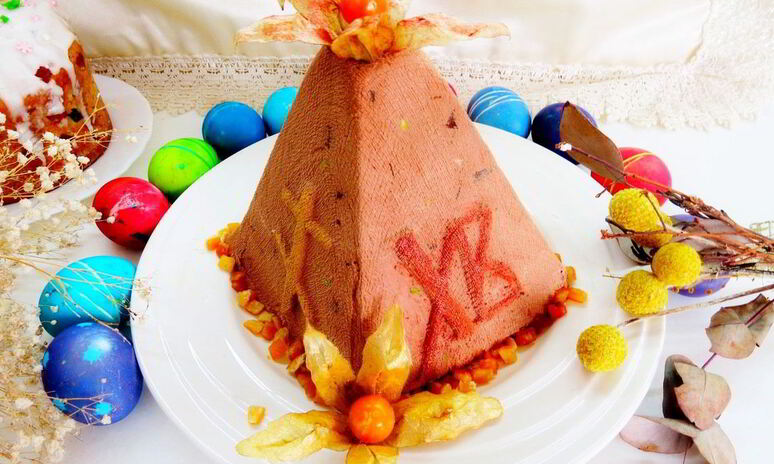 Рецепт шоколадной заварной пасхи