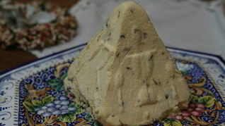Сливочная пасха с цукатами