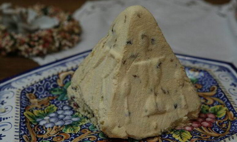 Рецепт сливочной пасхи с цукатами