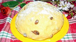 Тесто для кулича на сухих дрожжах