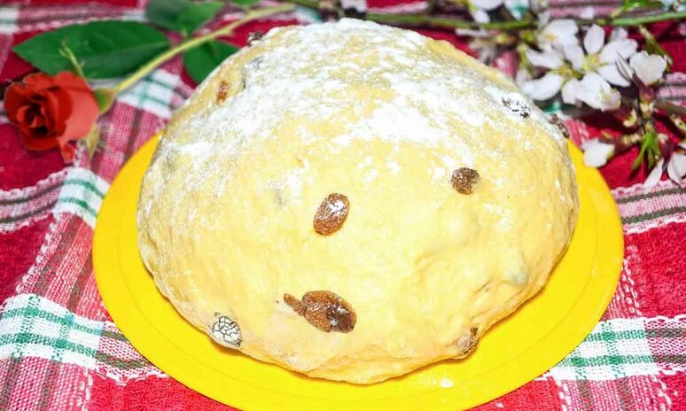 Рецепт теста для кулича на сухих дрожжах