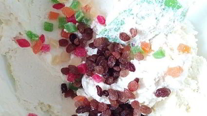 творожная пасха с цукатами без яиц