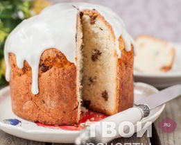 Творожный кулич